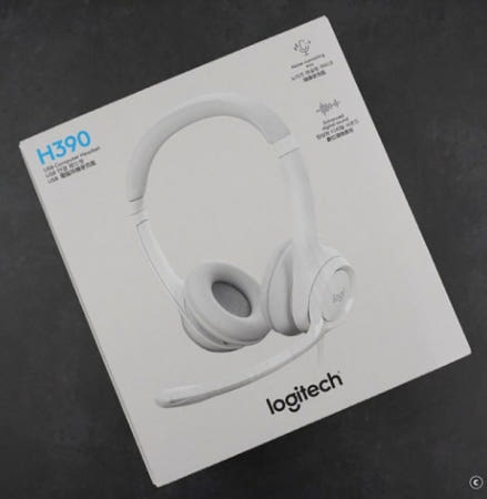 로지텍(정품) H390 헤어밴드형 헤드셋 오프화이트