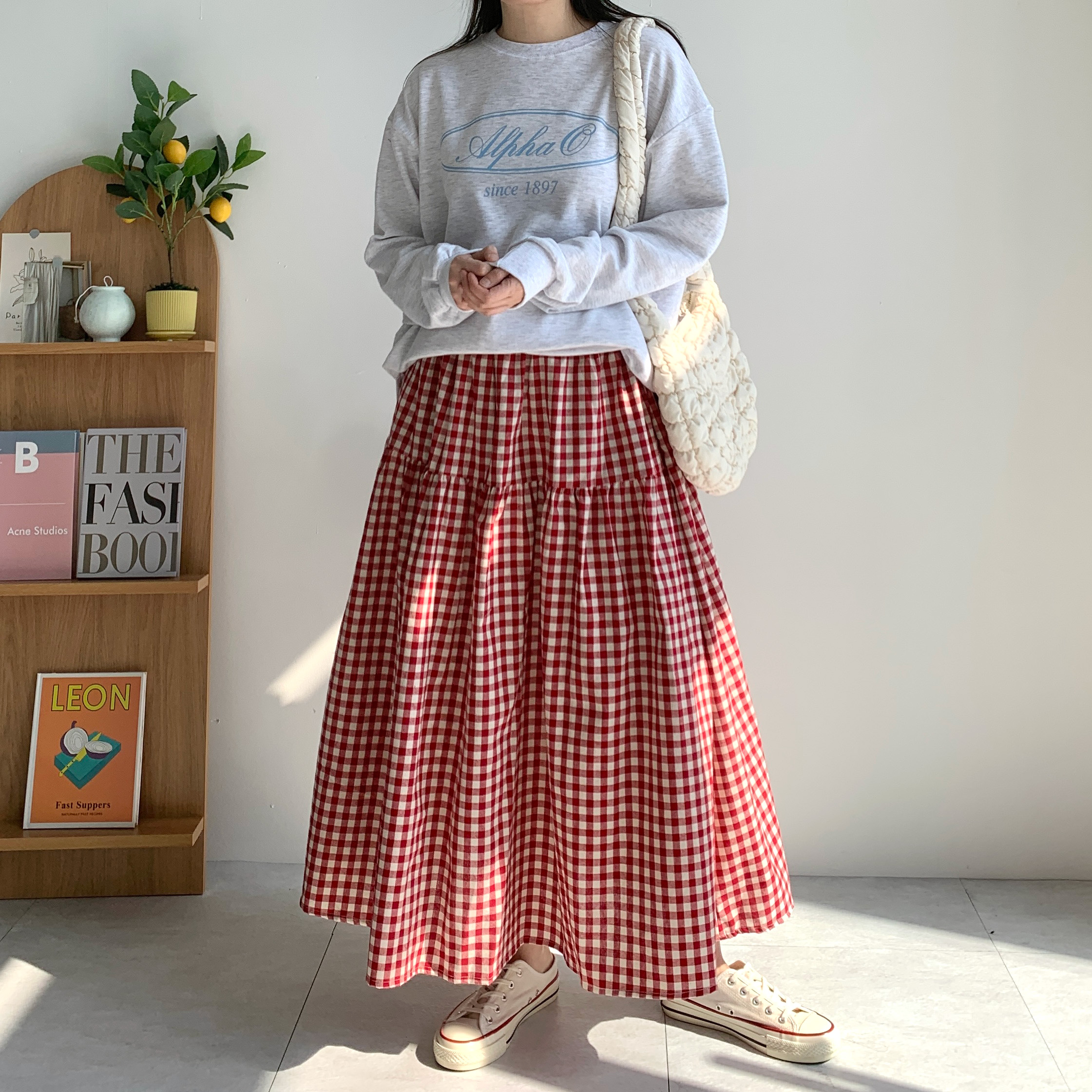 트임맨투맨 레터링맨투맨 핑크 봄맨투맨 - 상세 이미지 2