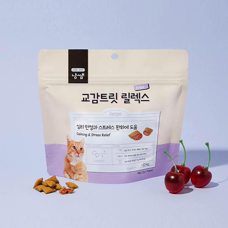 냥쌤 교감트릿 7개입 x 4팩 고양이 간식 트릿 - 상세 이미지 3