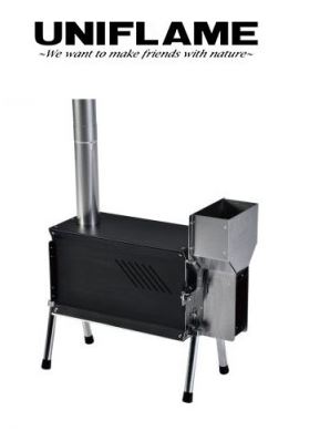 유니프레임 펠릿 스토브 화목 난로 연통 화로대 캠핑