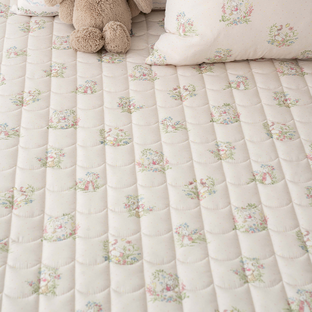 송화인데코 바니 알러지케어 먼지없는패드 논슬립 고무밴드 SS 어린이 침대패드