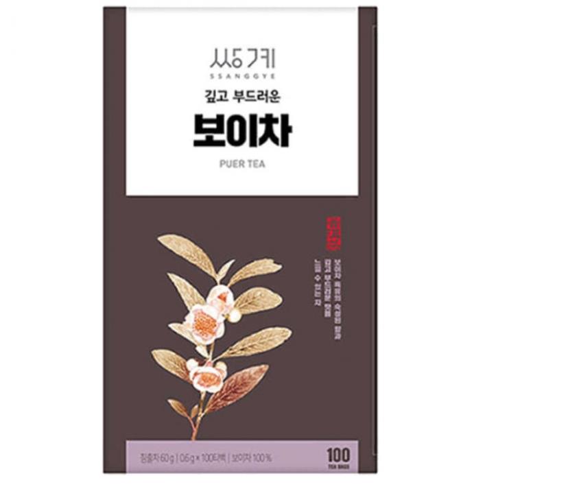 보이차 100T 쌍계 대용량 진한 건강차 : 식품 생활용품 정직한 샵