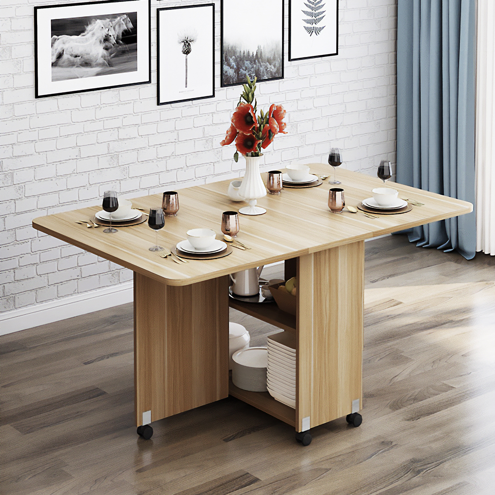 접이식 간이 테이블 폴딩 탁자 식탁 사각 책상 화이트 120