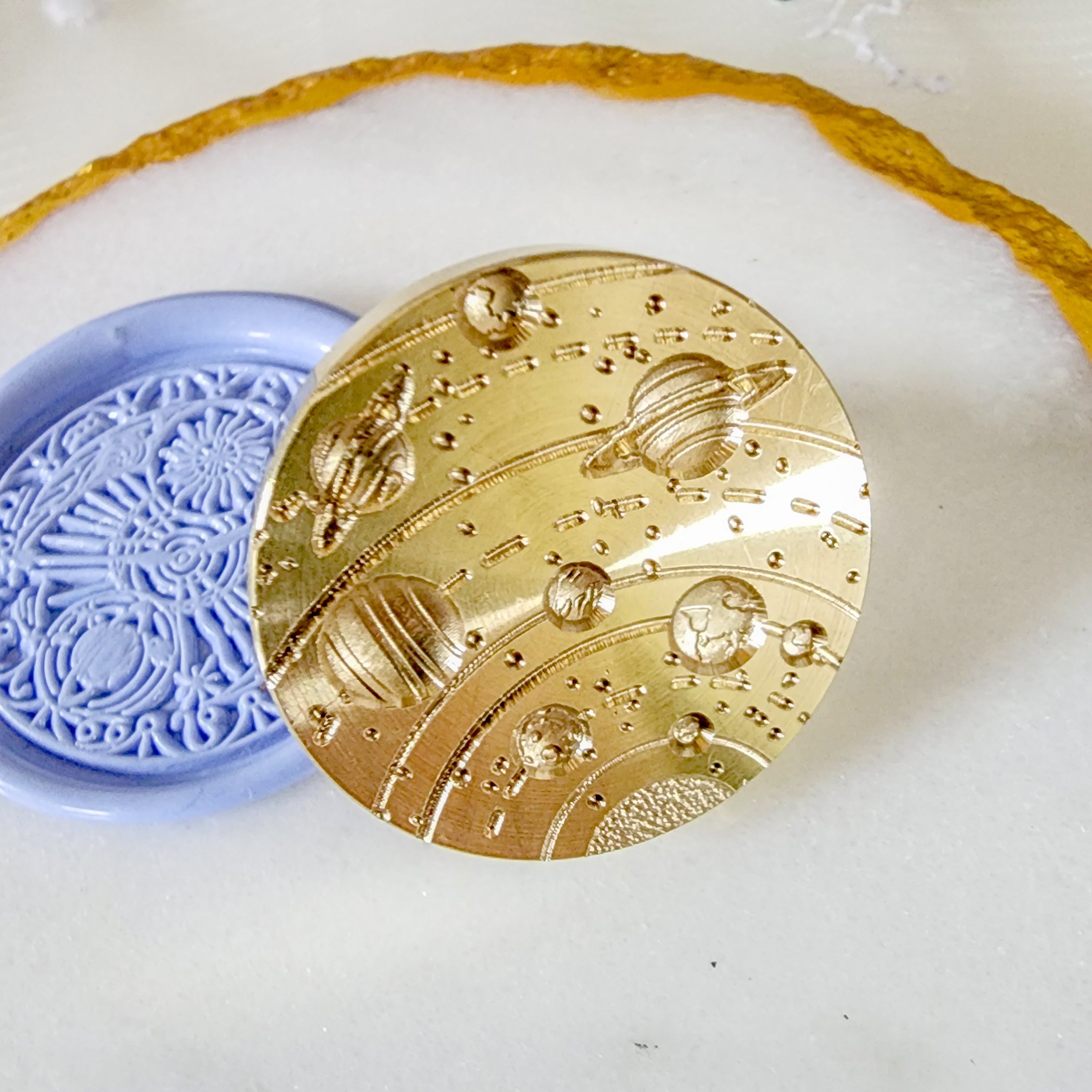 실링왁스 인장 스탬프 은하 테마 태양계 이미지 3