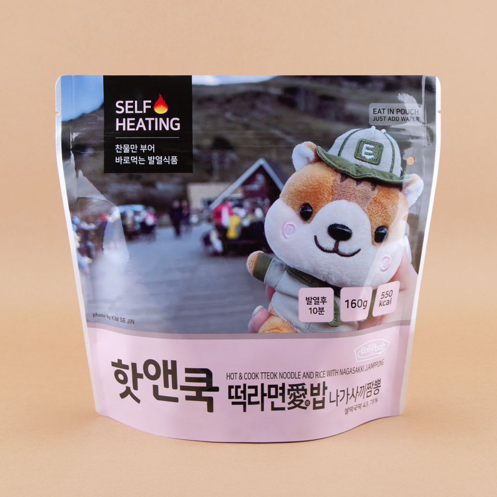 핫앤쿡 떡라면애밥 3종 세트 비화식 전투식량 발열도시락 등산 캠핑 - 상세 이미지 3