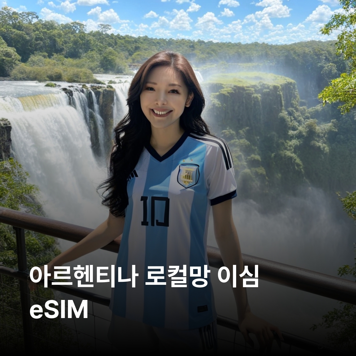 아르헨티나 로컬망 이심 eSIM Movistar LTE 부에노스아이레스 이구아수 파타고니아 이심통 - 메인 이미지