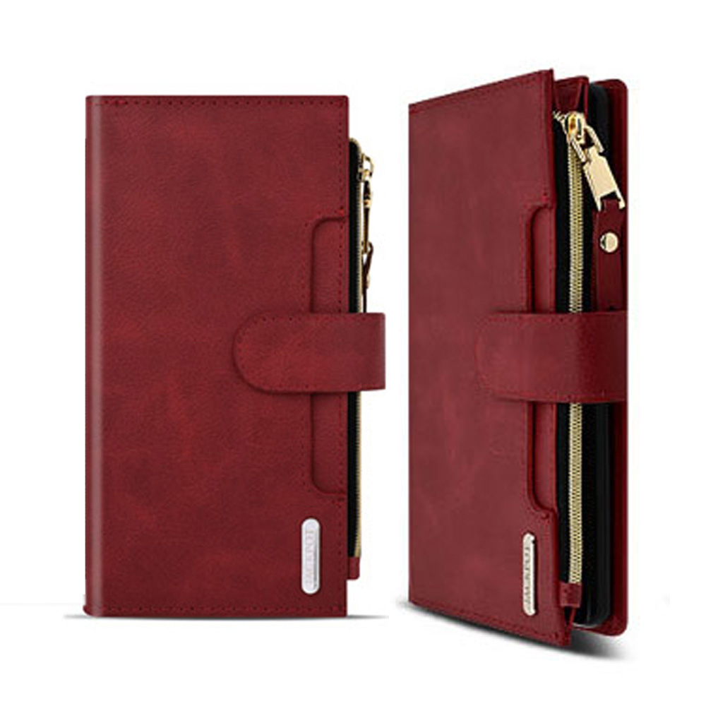 켄트 지갑 케이스 레드, 갤럭시 노트10 플러스 - 상품 이미지