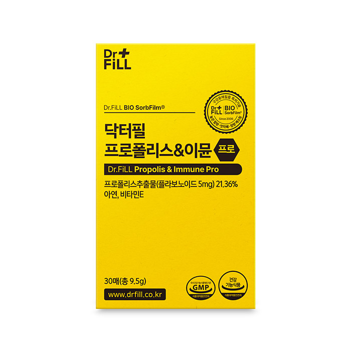 닥터필 프로폴리스 이뮨 프로 필름 30매, 1개 - 상품 이미지