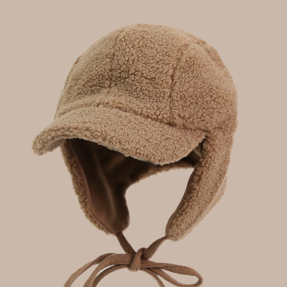 국내제작 뽀글이 양털 귀마개모자 털모자 고소모 겨울 군밤장수 방한 귀달이햇