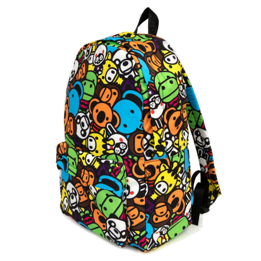 베이프 백팩 BABY MILO ALL SAFARI LARGE BACKPACK 2월 신상 AL20-189-305 - 메인 이미지