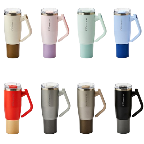 오슬로 리볼브 G 대용량 스텐304 빨대 텀블러 1200ml 고급 보온보냉 - 상품 이미지