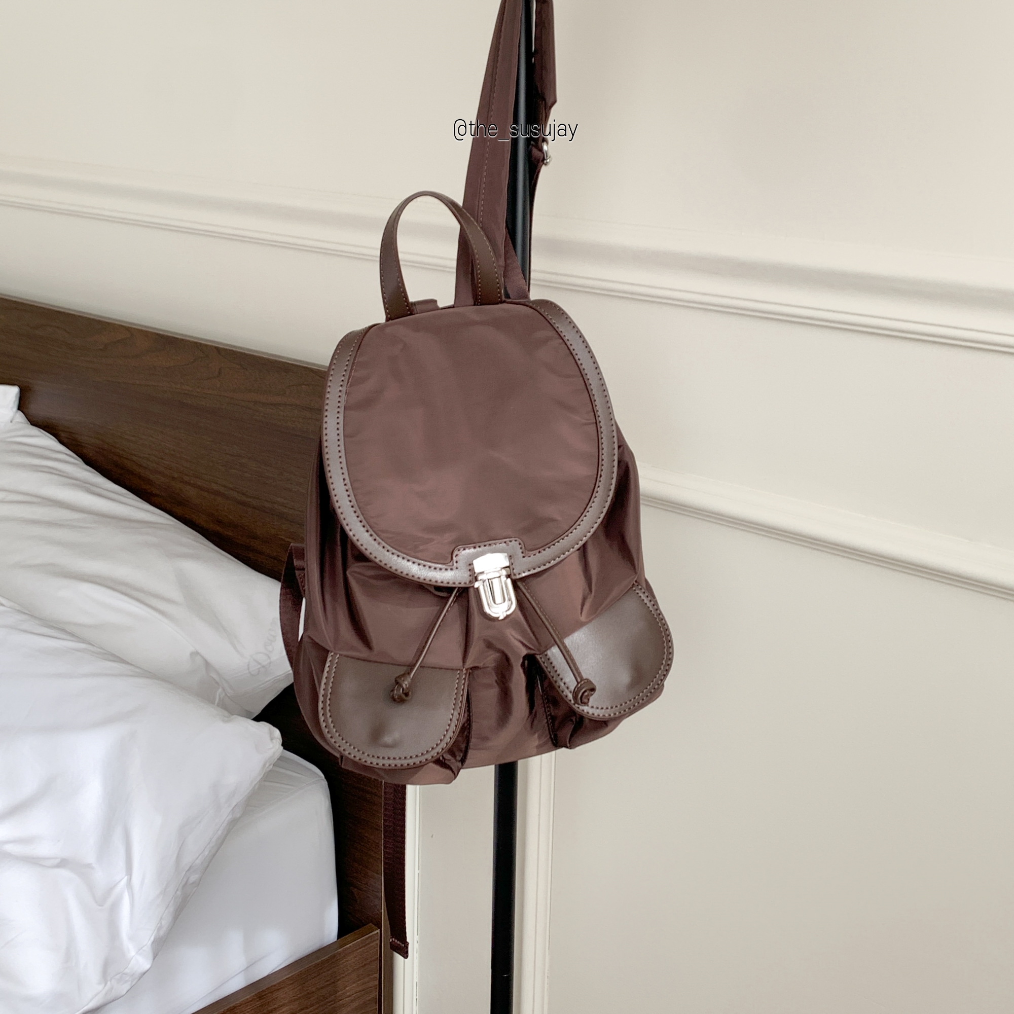 경량백팩 가벼운 미니 나일론 여성 여행용 40대여자백팩