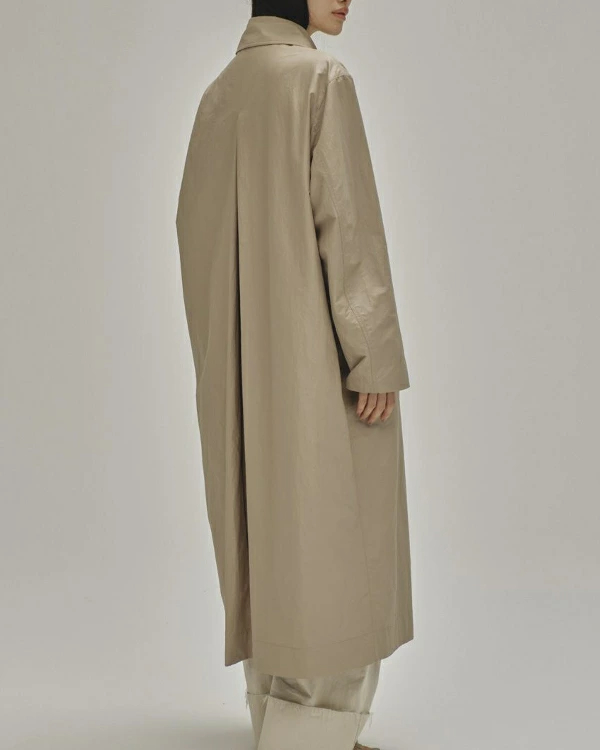 투데이풀 Nylon soutiencollar Coat 여성 롱코트 12510005 2컬러 - 상세 이미지 3