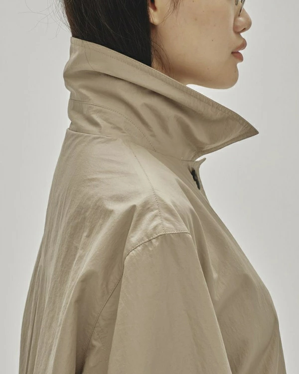 투데이풀 Nylon soutiencollar Coat 여성 롱코트 12510005 2컬러 - 상세 이미지 5