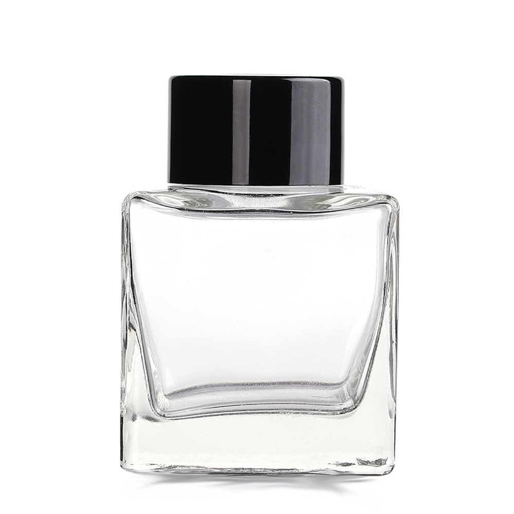 디퓨저 용기 사각큐브 50ml 유리병 리드 스티커포함 DIY - 상세 이미지 3