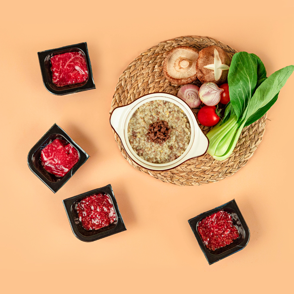 [0-2세] 투뿔 한우 이유식 냉장 다짐육 덩어리 우둔 안심 소고기 90g 180g