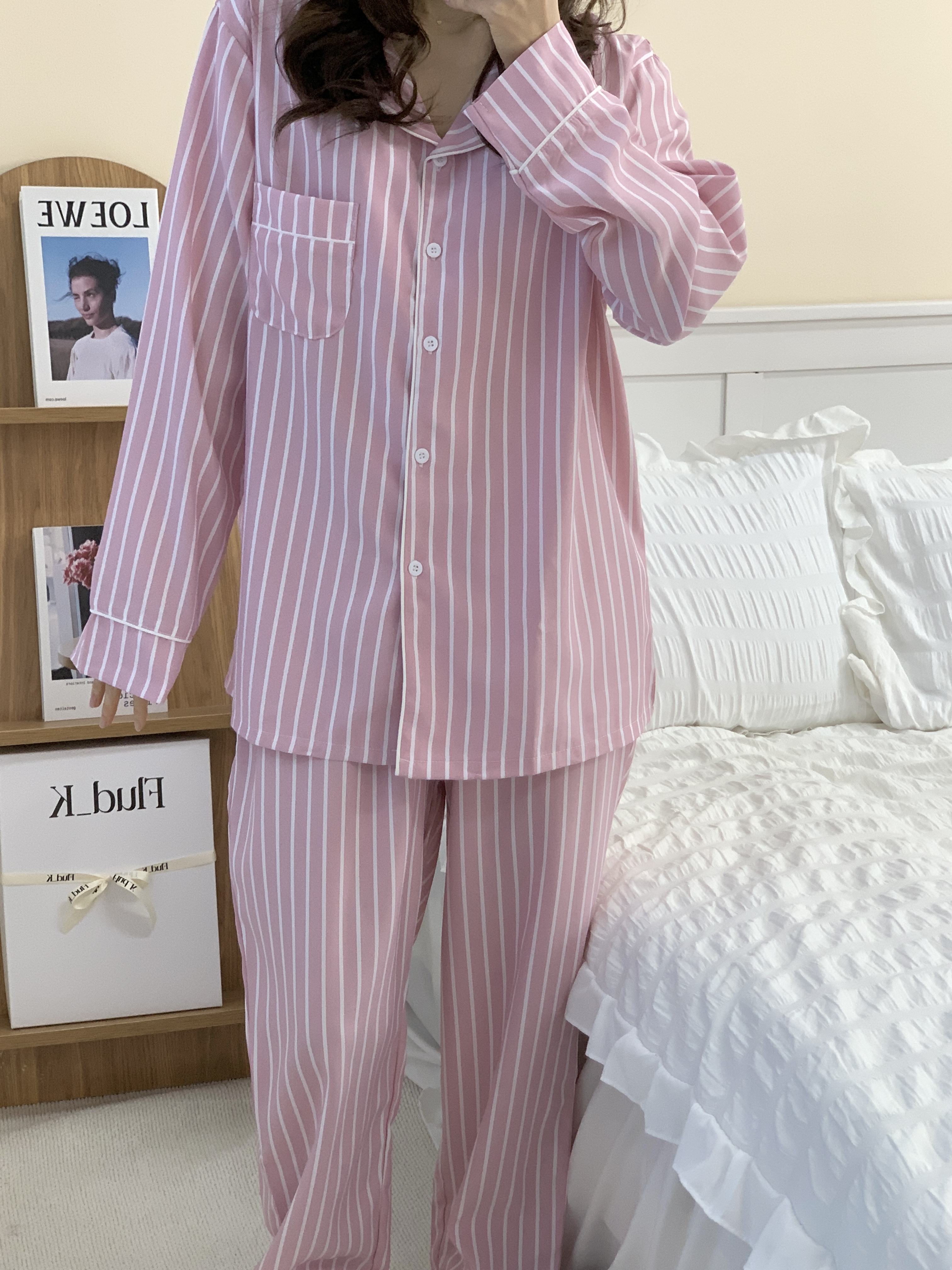 ✨실크핏,3사이즈✨ Chill Pajama Outfits 커플잠옷 파자마세트 상세 이미지 41