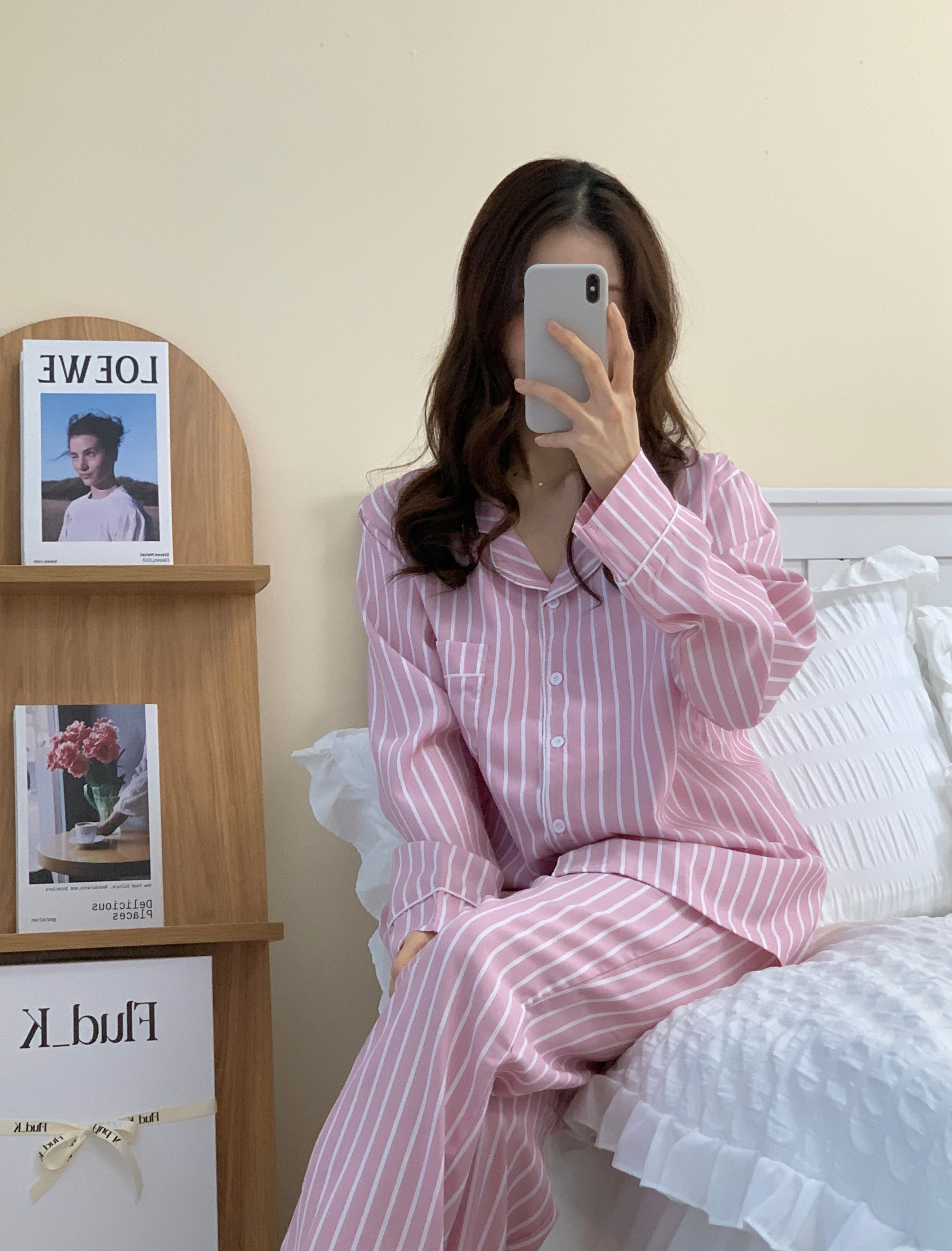 ✨실크핏,3사이즈✨ Chill Pajama Outfits 커플잠옷 파자마세트 상세 이미지 40