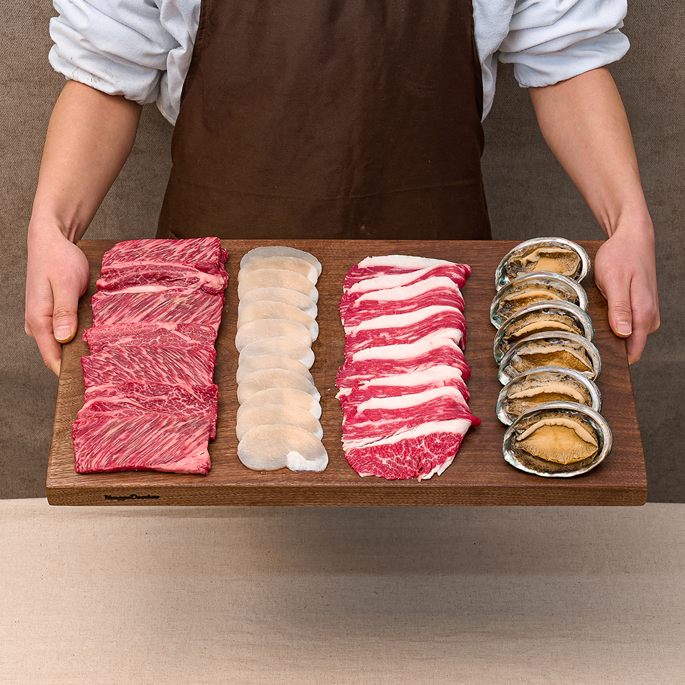 [엄마네한우X인어교주해적단] 투뿔삼합 선물세트