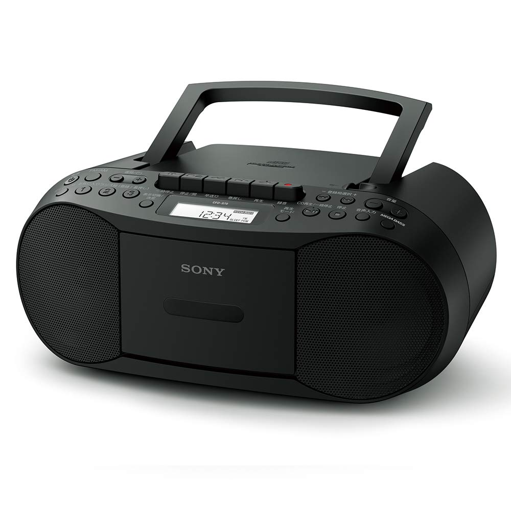 소니 CD 라디오 카세트 레코더 와이드 FM 지원 CFD-S70B 블랙 - 상세 이미지 3