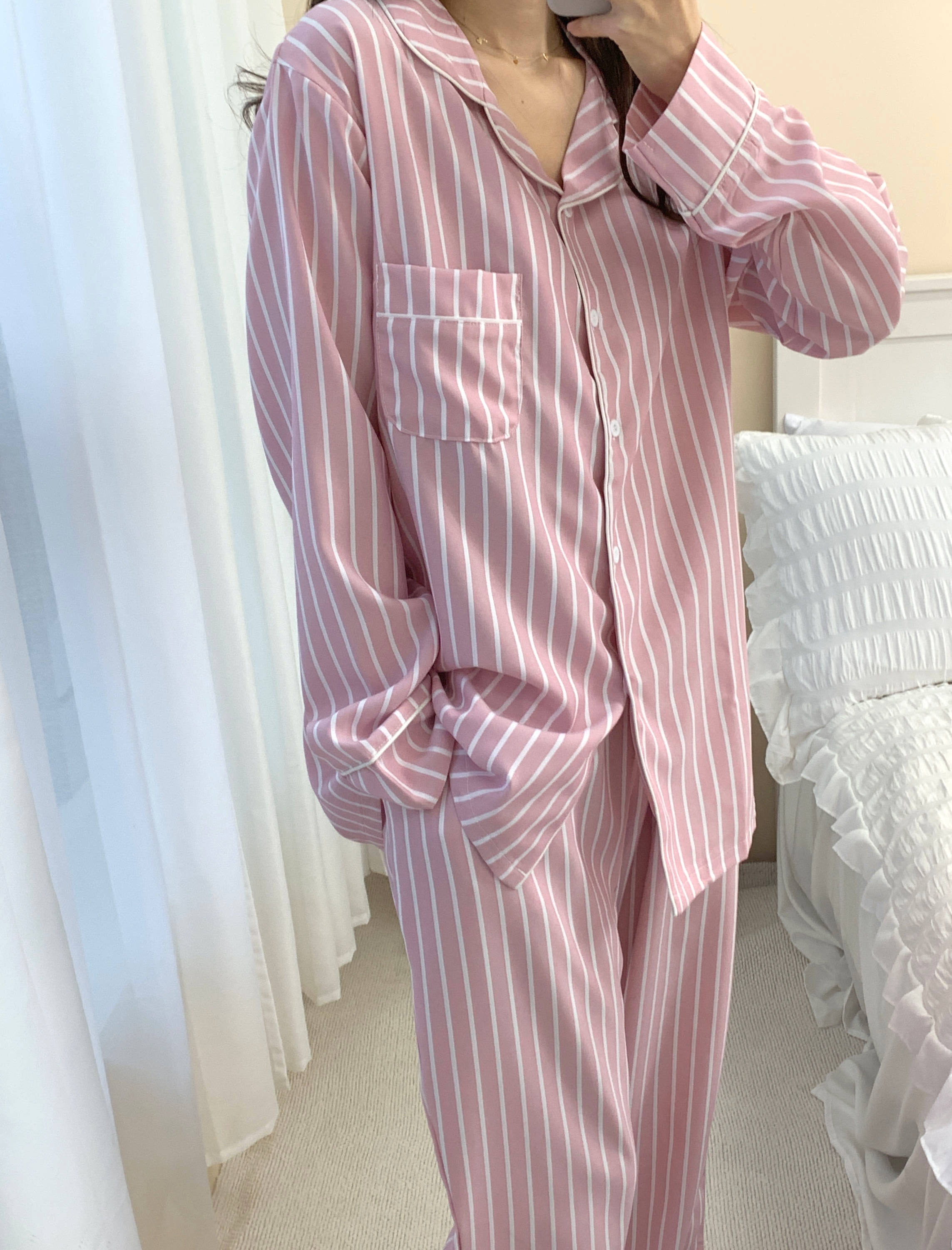 ✨실크핏,3사이즈✨ Chill Pajama Outfits 커플잠옷 파자마세트 상세 이미지 39