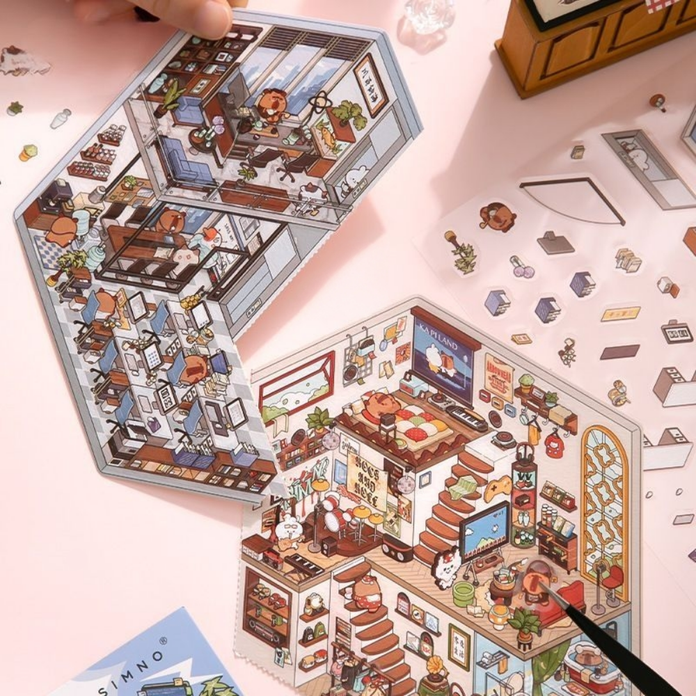 3D 스티커 씬 방꾸미기 입체 다꾸 결혼식장 - 상세 이미지 5