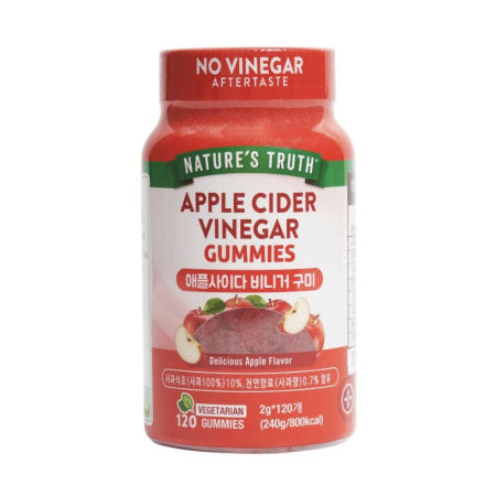 네이처스 트루스 애사비 애플 사이다 비니거 구미 코스트코 사과 식초 젤리 투르스 에사비 츄잉 코스코트 120구미 1개