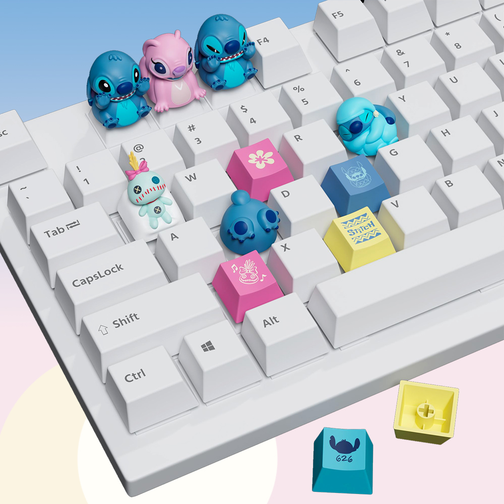 [홀박스 판매]소프 스튜디오 디즈니 스티치 피규어 키캡 랜덤 블라인드 박스 DY819 국내당일발송