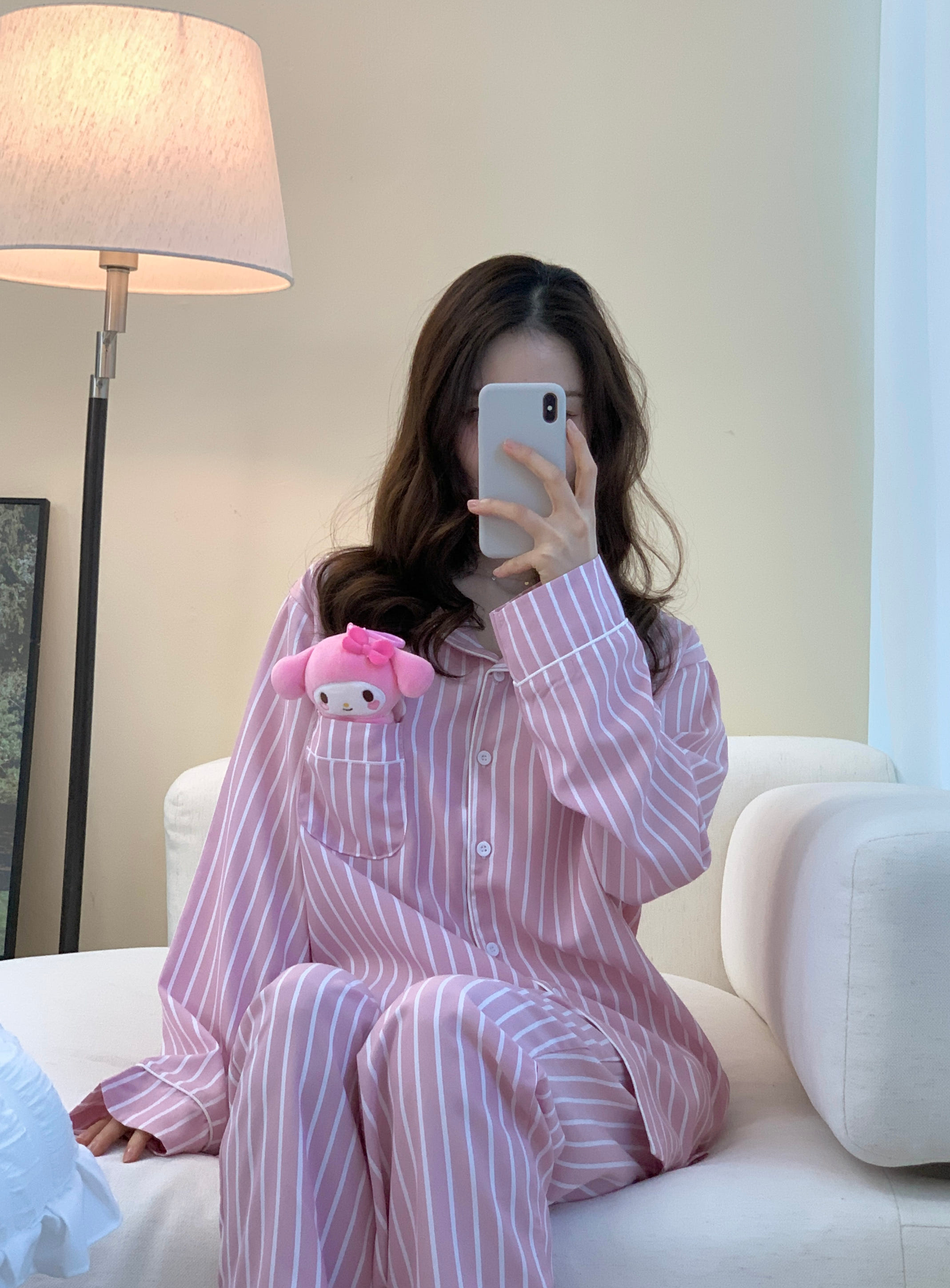 ✨실크핏,3사이즈✨ Chill Pajama Outfits 커플잠옷 파자마세트 상세 이미지 35