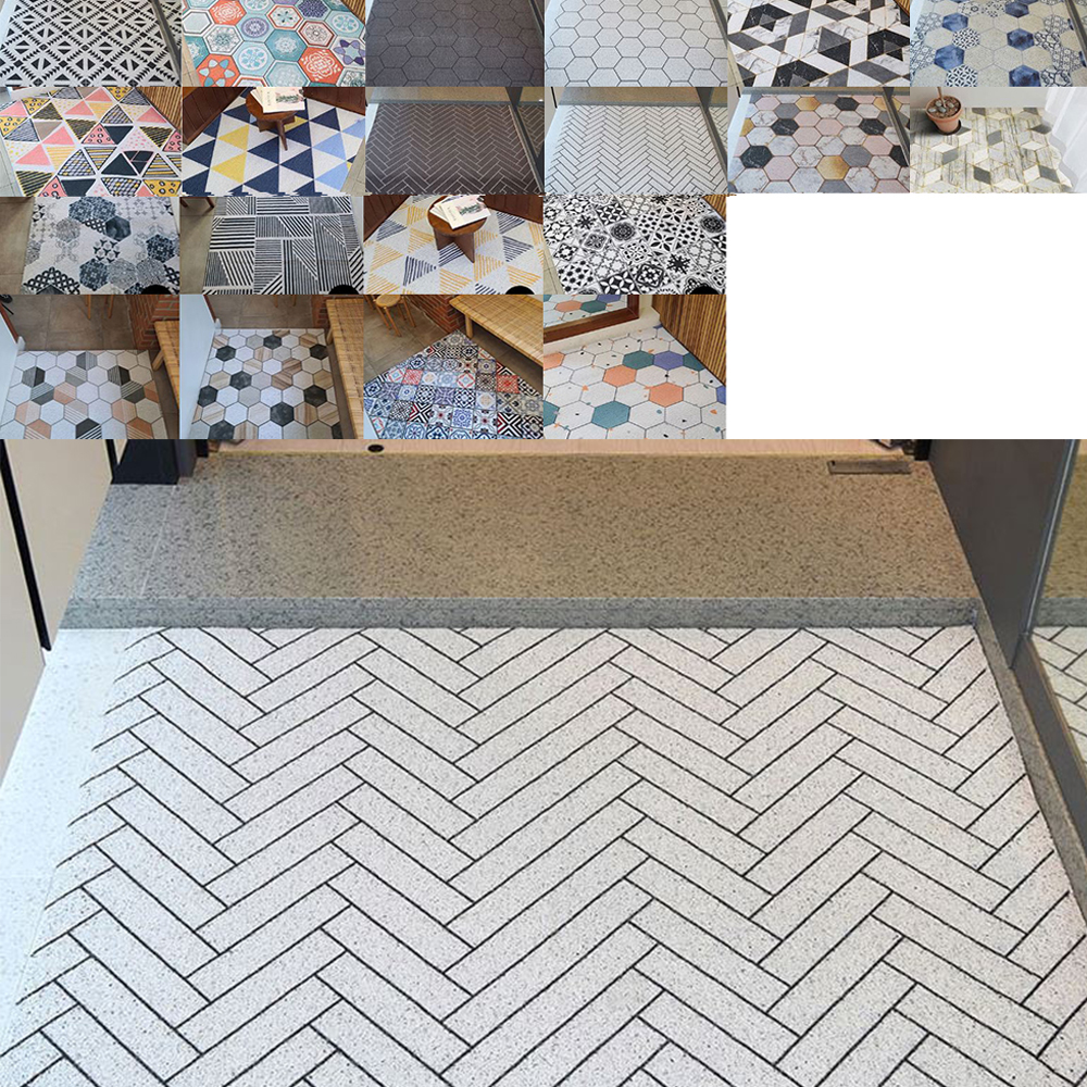 다용도 현관 코일매트 베란다 카페 인테리어 바닥 시트