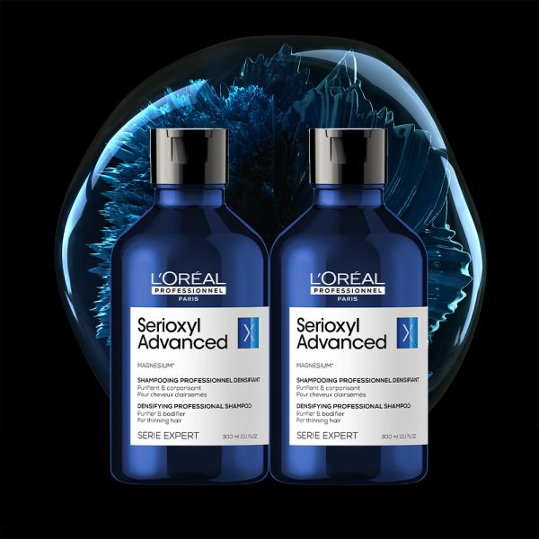 [가는 모발용] 로레알 프로페셔널 세리옥실 덴시파잉 샴푸 300ML+샴푸 300ML 듀오 세트 433619 : 오로라백화점