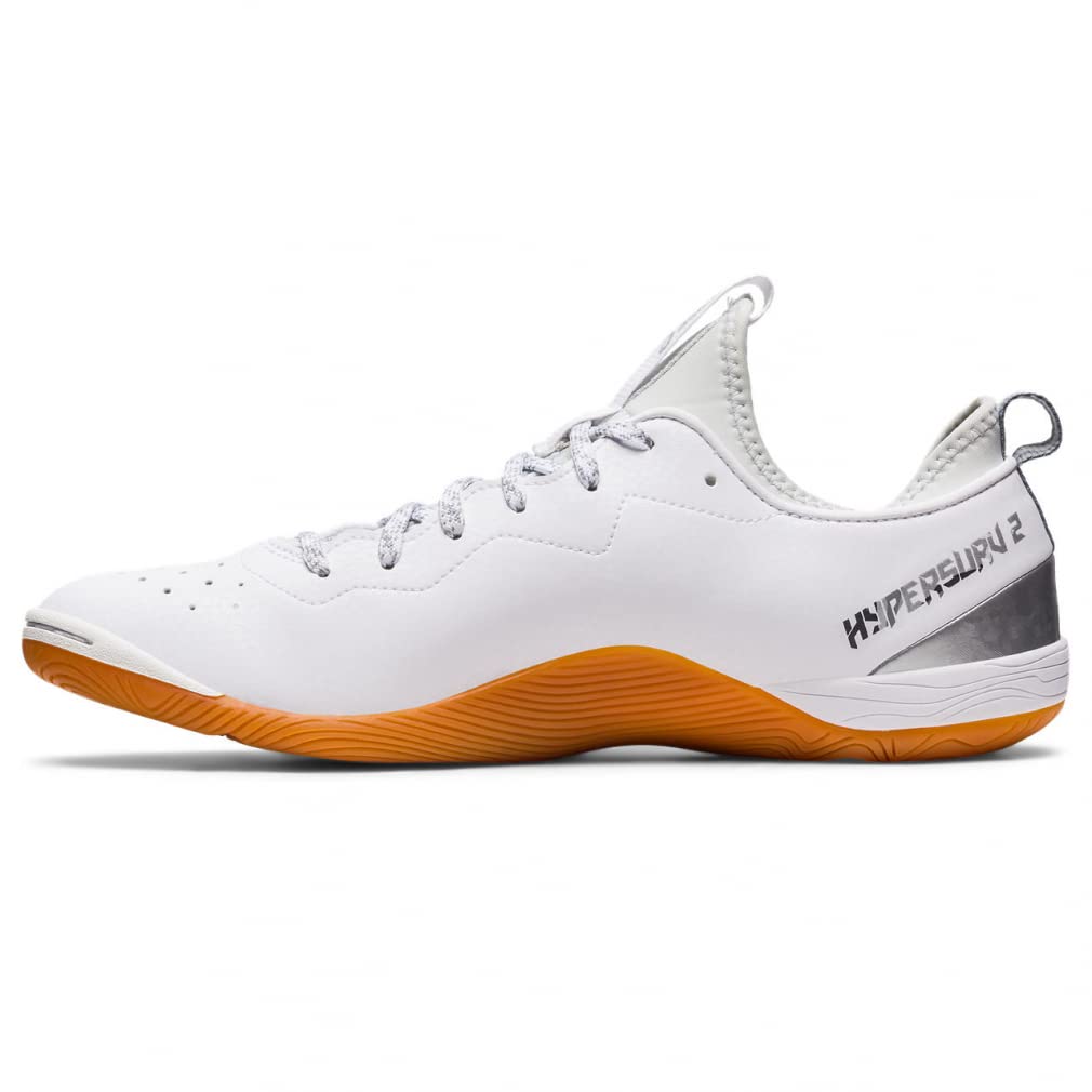 아식스 asics 하이퍼서브2 탁구화 1073A034-104 화이트x퓨어실버 - 상세 이미지 3