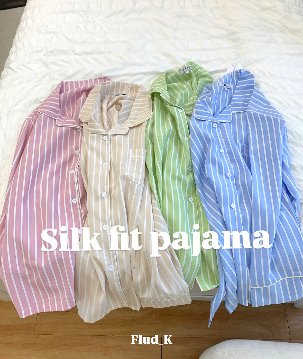 ✨실크핏,3사이즈✨ Chill Pajama Outfits 커플잠옷 파자마세트 상세 이미지 2