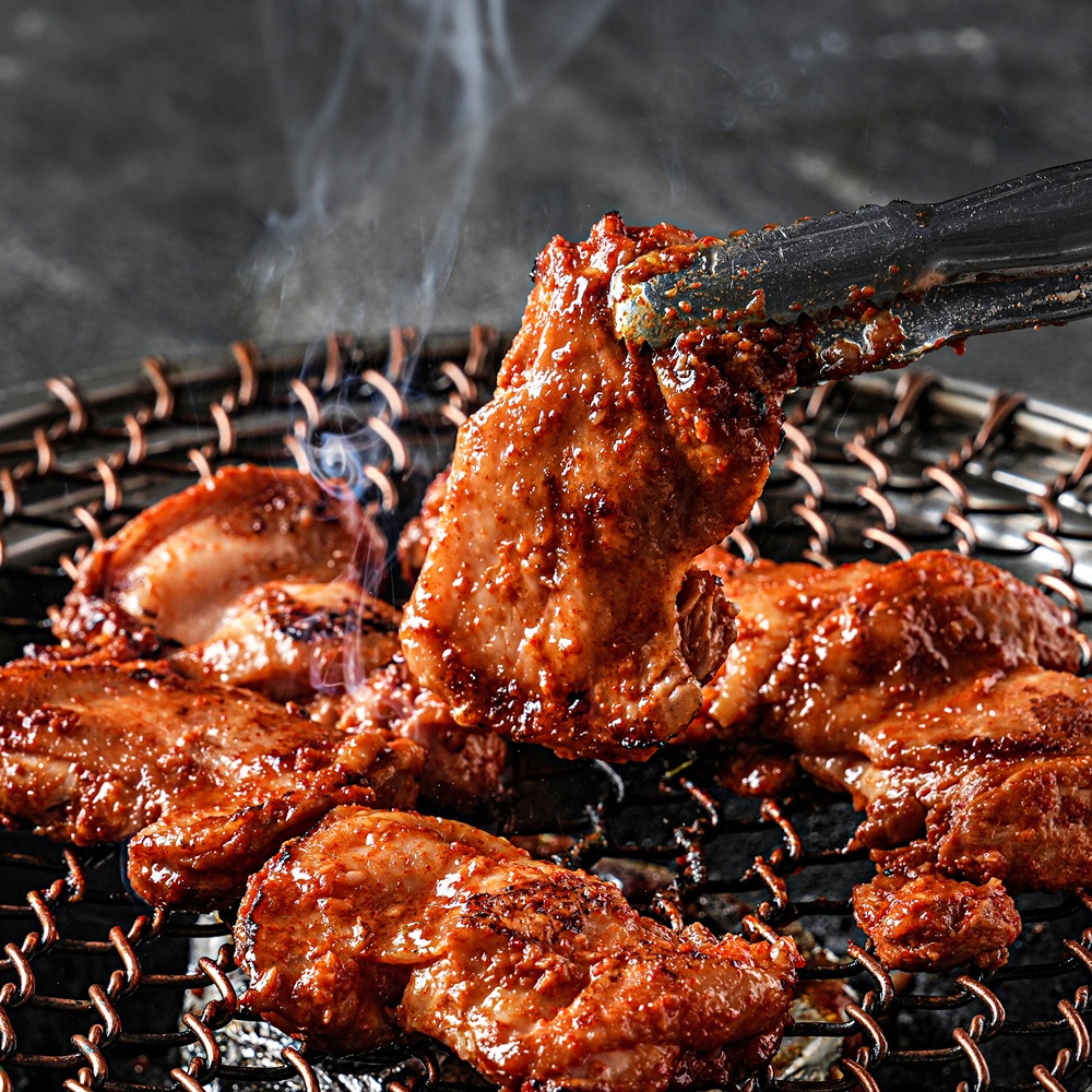 닭갈비 간장 춘천 숯불 닭갈비 캠핑음식 넉넉한 3인분