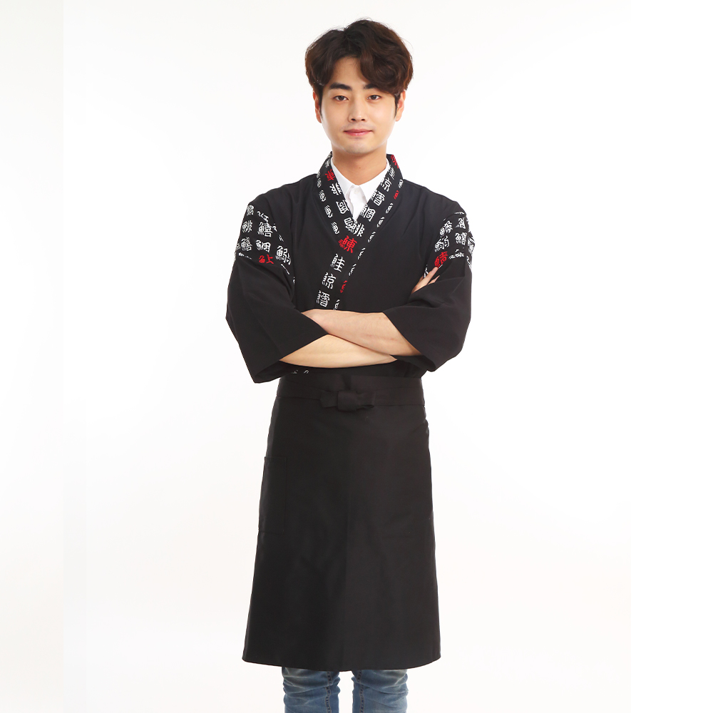 검정포인트한자 일식 칠부조리복 - 상세 이미지 3