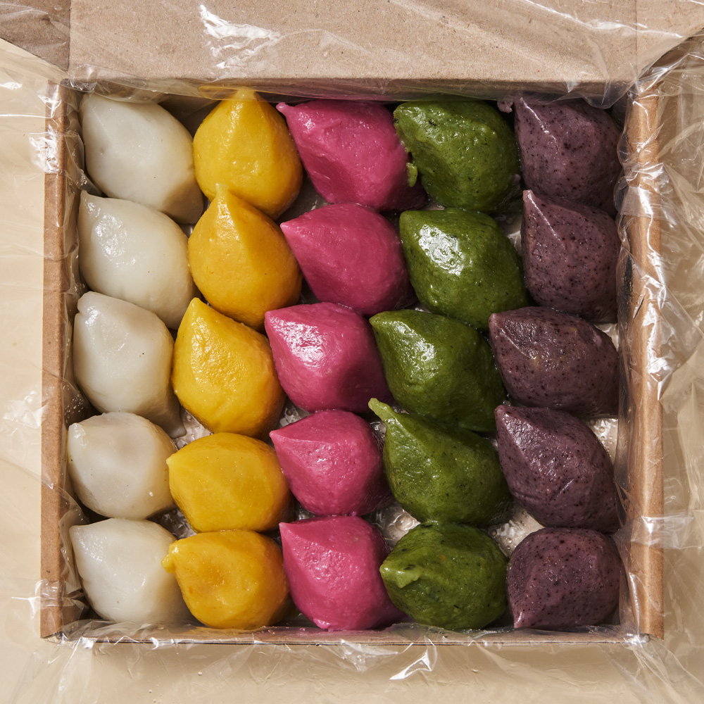 추석 오색 송편 1kg 떡 맛집 꽃송편 - 상세 이미지 2