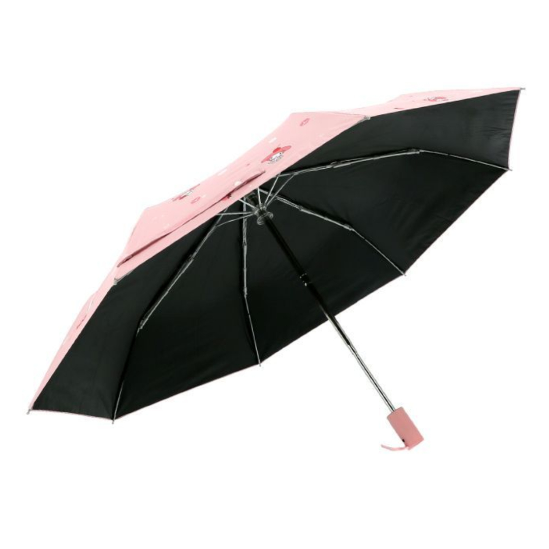 산리오 마이멜로디 우산 3단 완전 자동 우양산 양산 스파클링 55cm - 상세 이미지 2