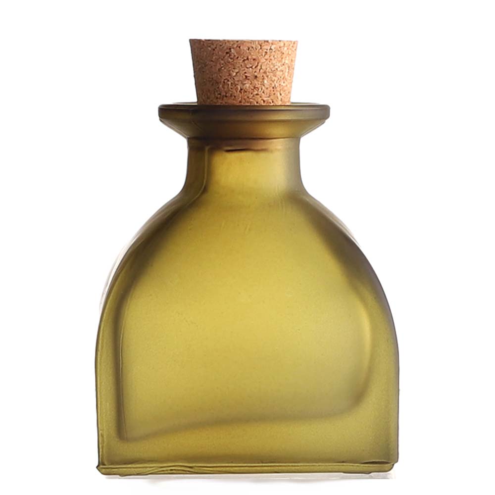 디퓨저 용기 그린사각돔 50ml 유리병 리드스틱포함 DIY