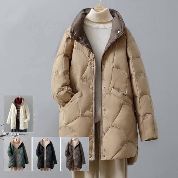 간절기 아우터 야상 점퍼 숏 패딩 여성 경량 롱 패딩