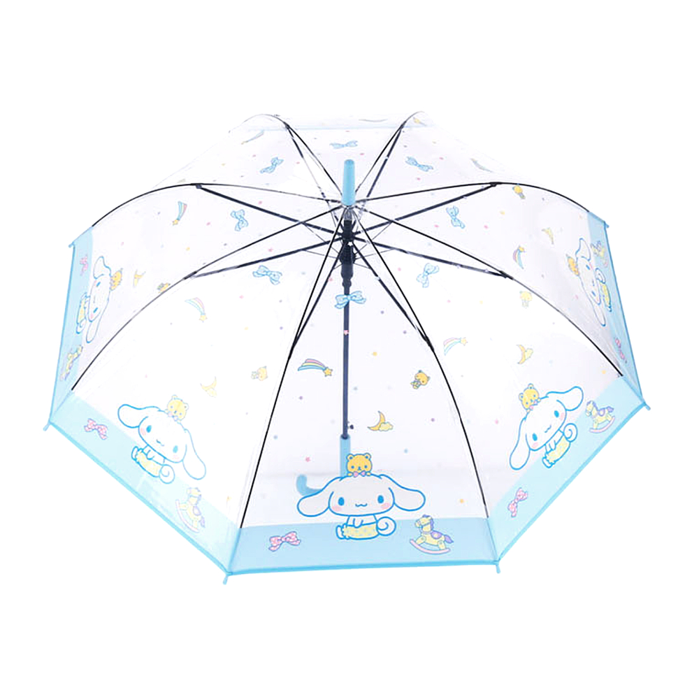 산리오 초등학생 우산 투명 비닐우산 보더스토리 60cm - 상세 이미지 5