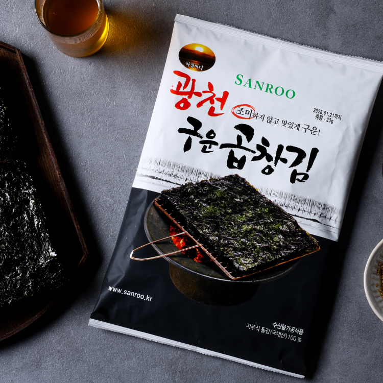 광천김 무염 전장김 곱창김 5장(23g) - 상세 이미지 2
