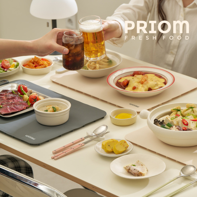 프리옴 푸드워머 파인다이닝 접이식 음식 보온 매트