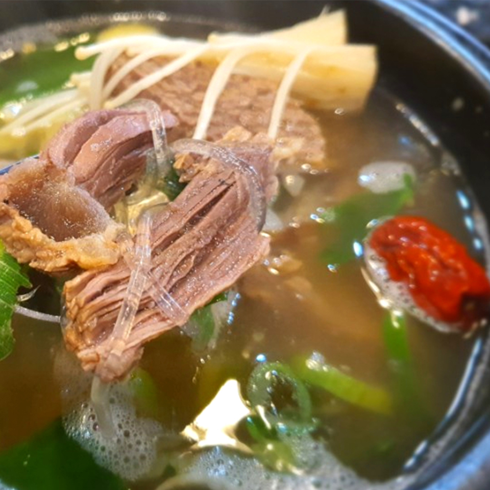 맑은 대파 인삼 보양갈비탕 600g / 대파 듬뿍 진한 사골육수 - 상세 이미지 5