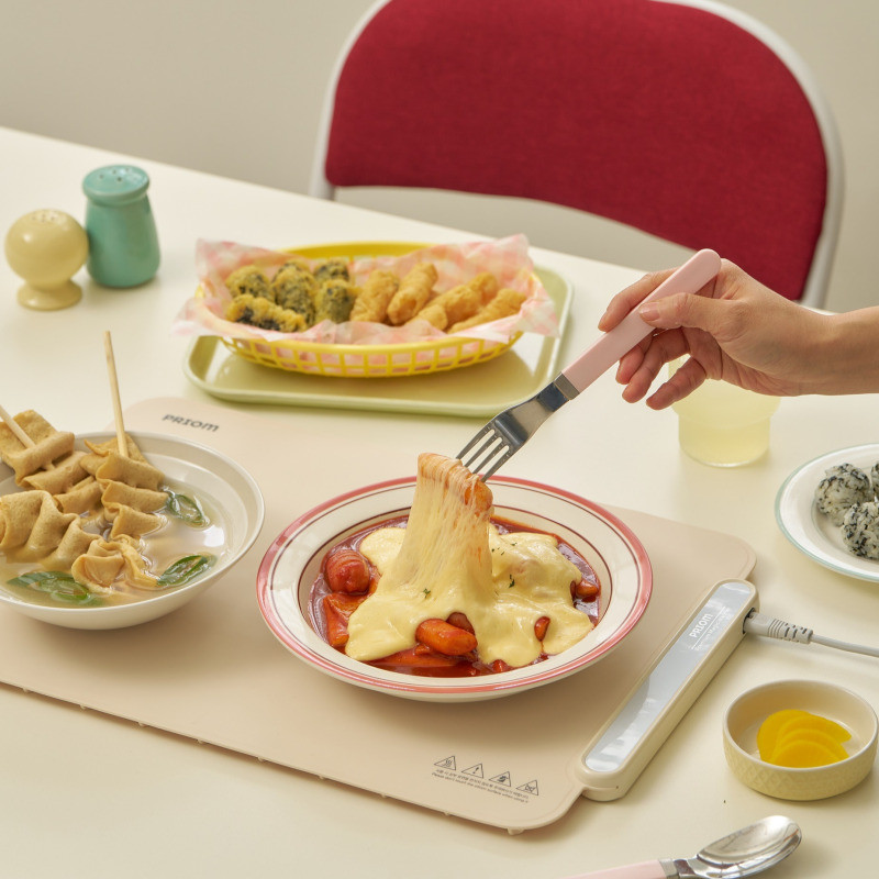 프리옴 푸드워머 파인다이닝 접이식 음식 보온 매트