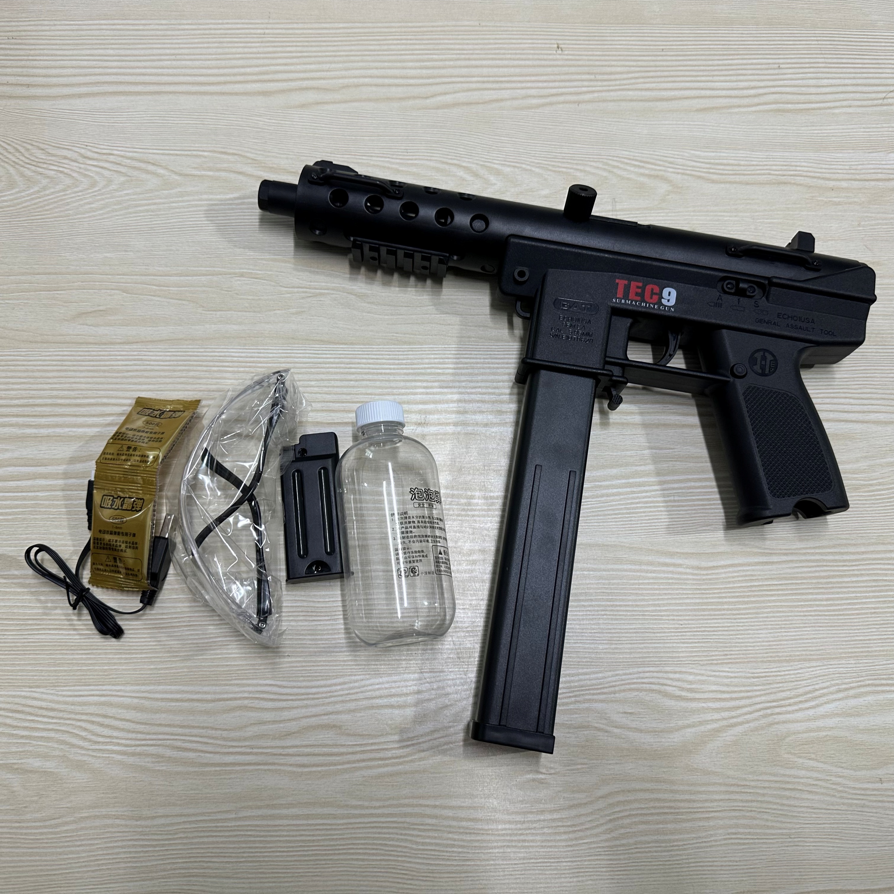 TEC-9 KG9 블로우백 수정탄 전동건 전동권총 기관권총 기관단총 SMG - 상품 이미지
