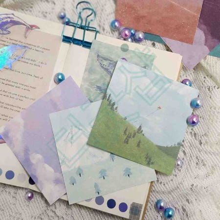 더굿샵 일러스트 메모지 구름 뜯어쓰는메모지