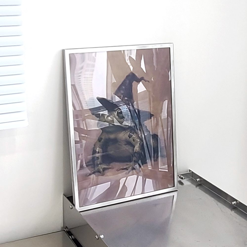 테르헨 304 스테인레스 슬림 엣지 포토 액자 400x500mm, 무광 - 상세 이미지 4