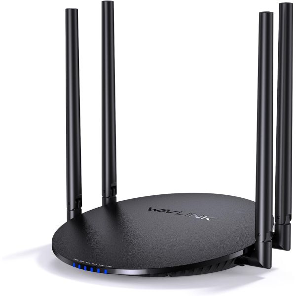 무선 컴퓨터 공유기 가정용 WAVLINK AC1200 WiFi 인터넷 듀얼 밴드 2.41000Mbps WAN/LAN 기가비트 이더넷 포트가 있는 GHz 및 : 엠알존84
