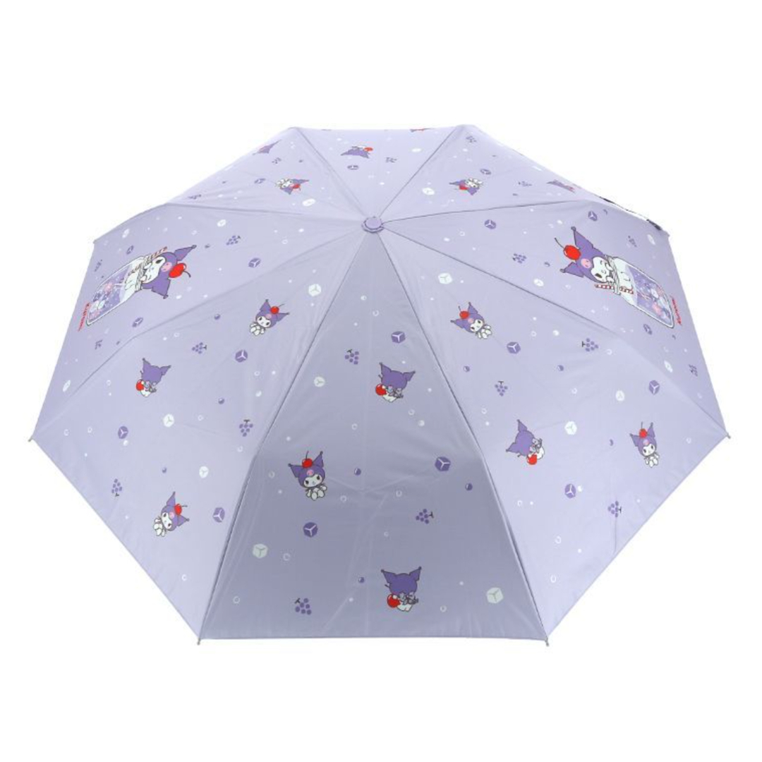 산리오 마이멜로디 우산 3단 완전 자동 우양산 양산 스파클링 55cm - 상세 이미지 4