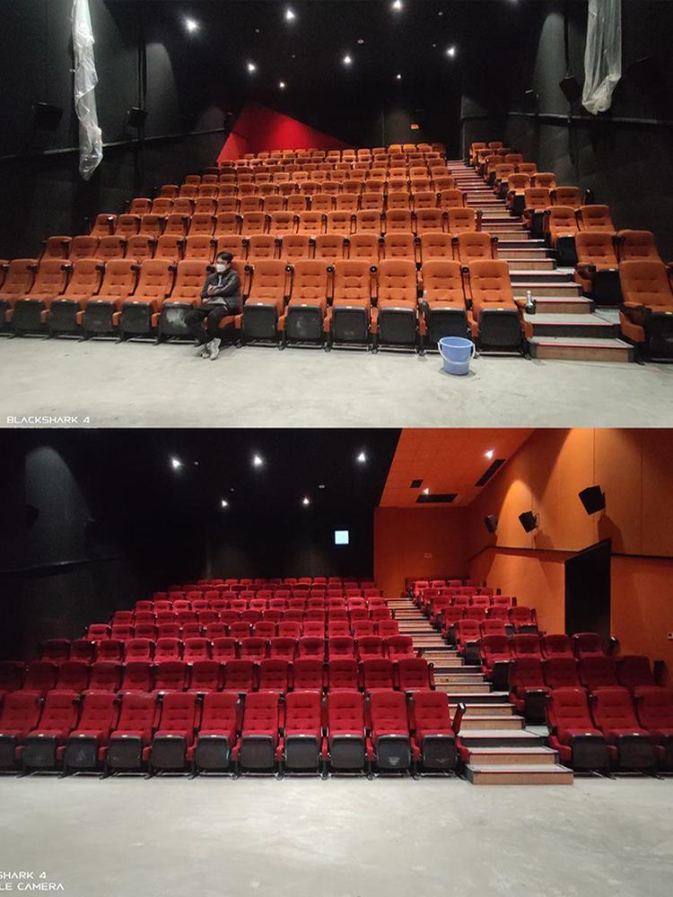 영화의자 공연장 감상 강당 라운지 극장 시네마 교회 ys-601레드체어 : 엠와이에스